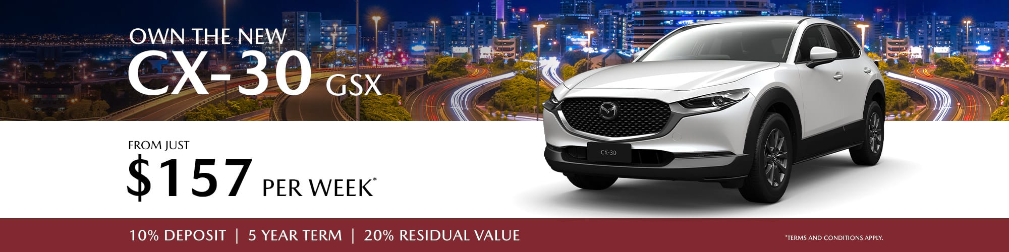 Own the new CX-30 GSX