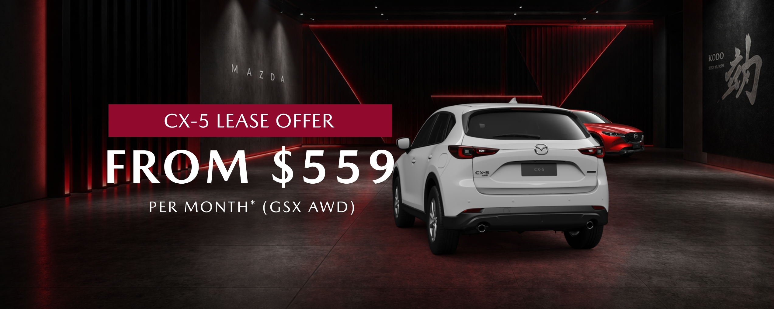 CX5 Landing Page Banner